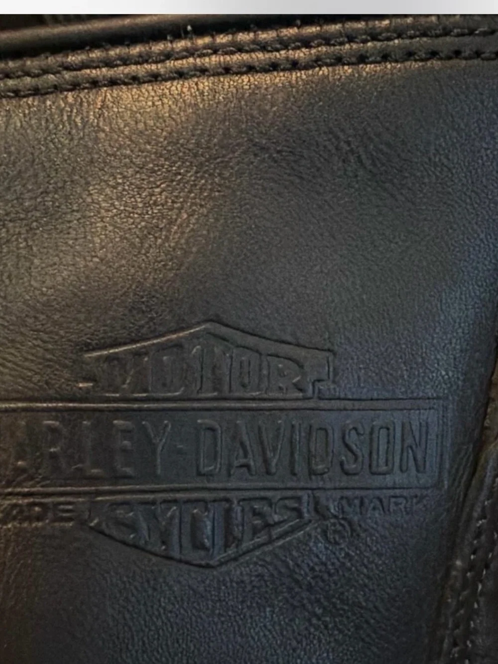 Harley-Davidson Black Leather Lace-Up Riding Boots size men’s 8.5